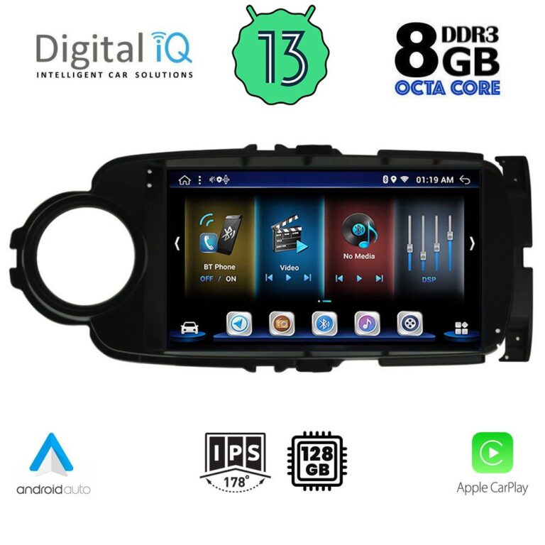 DIGITAL IQ BXD 8737_CPA (9inc) MULTIMEDIA TABLET for TOYOTA YARIS mod. 2011-2020 - Image 2