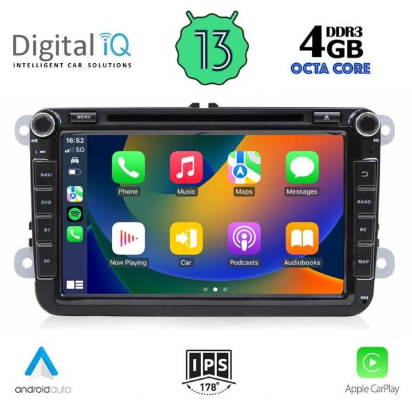 DIGITAL IQ BXE 679_CPA (8" DVD) MULTIMEDIA for VW – SKODA – SEAT GROUP mod. 2004-2014 - Image 2