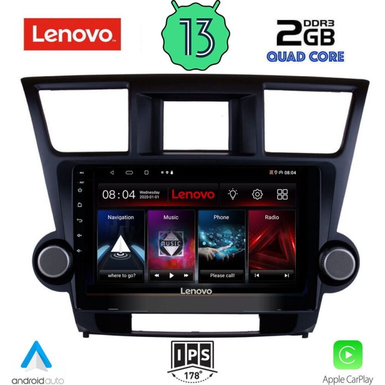 LENOVO LVD 4719_CPA (10inc) MULTIMEDIA TABLET for TOYOTA HIGHLANDER mod. 2008-2015