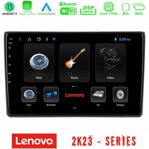 Lenovo Car Pad Audi A4 B7 4Core Android 13 2+32GB Navigation Multimedia Tablet 9"