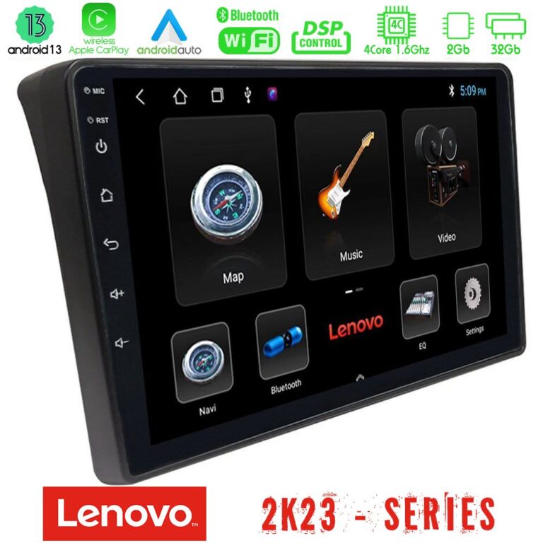 Lenovo Car Pad Fiat Ducato/Citroen Jumper/Peugeot Boxer 4Core Android 13 2+32GB Navigation Multimedia Tablet 9"