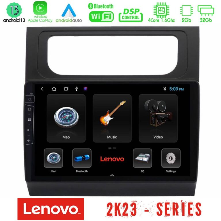 Lenovo Car Pad VW Touran 2011-2015 4core Android 13 2+32GB Navigation Multimedia Tablet 10"