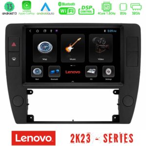 Lenovo Car Pad VW Passat B5 2001-2005 4core Android 13 2+32GB Navigation Multimedia Tablet 9"