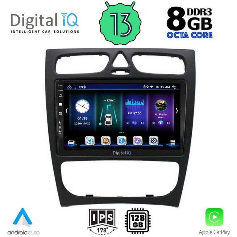 DIGITAL IQ BXD 8402_CPA (9inc) MULTIMEDIA TABLET for MERCEDES C (W203) mod. 1999-2004