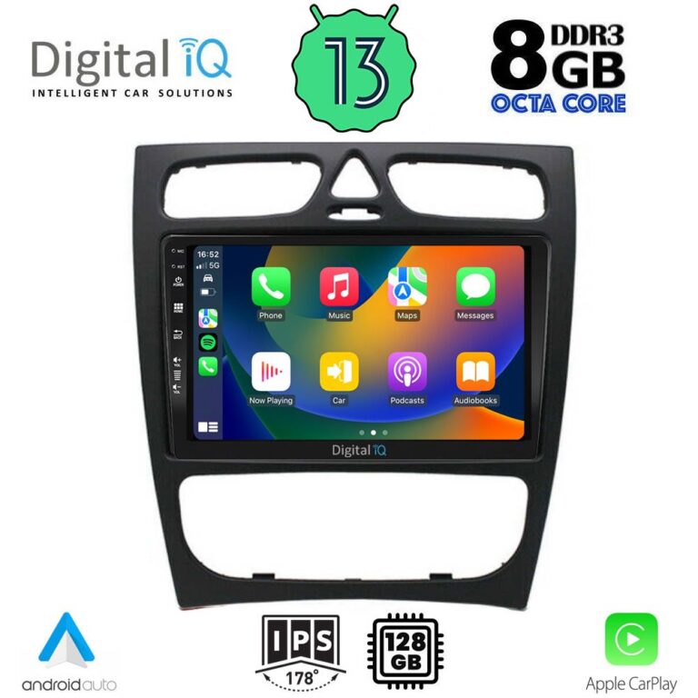 DIGITAL IQ BXD 8402_CPA (9inc) MULTIMEDIA TABLET for MERCEDES C (W203) mod. 1999-2004 - Image 2