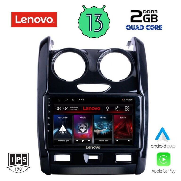 LENOVO LVD 4103_CPA (9inc) MULTIMEDIA TABLET for DACIA DUSTER mod. 2012-2019