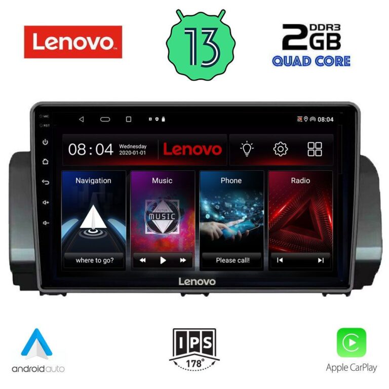 LENOVO LVD 4109_CPA (9inc) MULTIMEDIA TABLET for DACIA LOGAN - SANDERO - JOGGER mod. 2020>