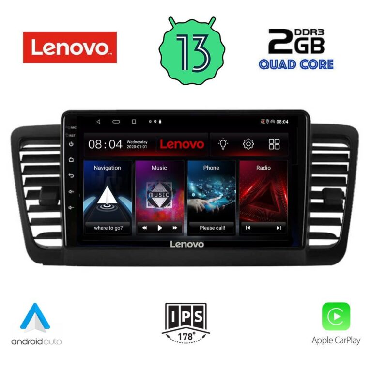 LENOVO LVD 4665_CPA (9inc) MULTIMEDIA TABLET for SUBARU LEGACY - OUTBACK mod. 2002-2008