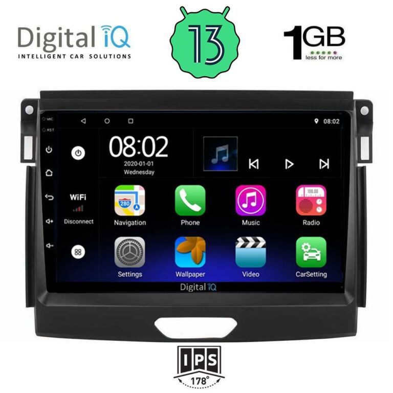 DIGITAL IQ RSA 1173_GPS (9inc) MULTIMEDIA TABLET OEM FORD RANGER mod. 2018>