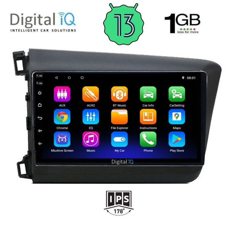 DIGITAL IQ RSA 11904D_GPS (9inc) MULTIMEDIA TABLET OEM HONDA CIVIC  4Doors mod. 2012-2016 - Image 2