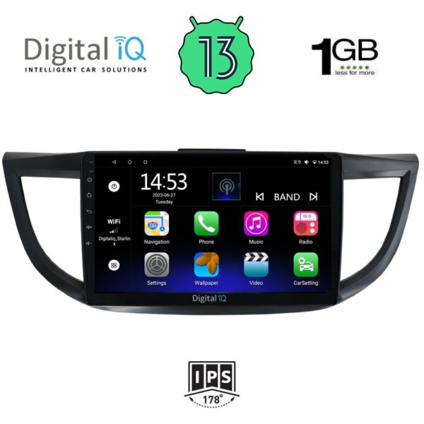 DIGITAL IQ RSA 1198_GPS (10inc) MULTIMEDIA TABLET OEM HONDA CRV mod. 2013-2017