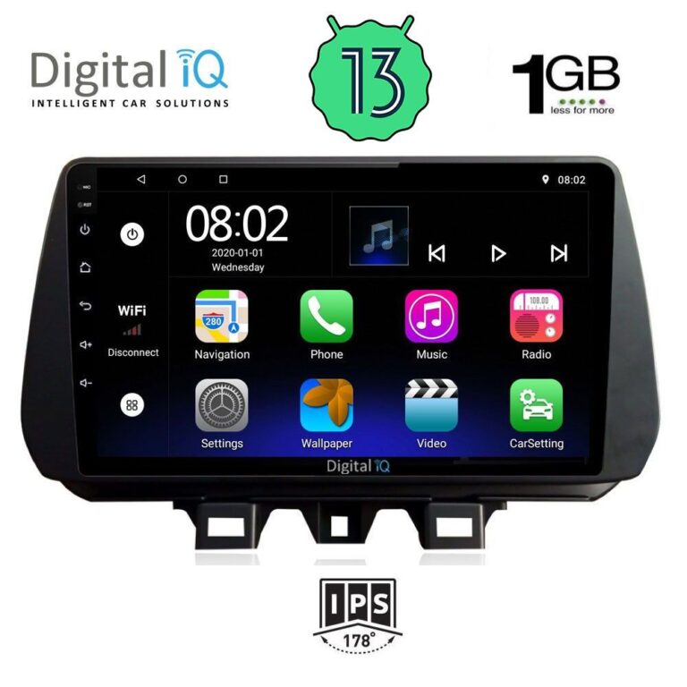 DIGITAL IQ RSA 1244_GPS (9inc) MULTIMEDIA TABLET OEM HYUNDAI TUSCON mod. 2019>