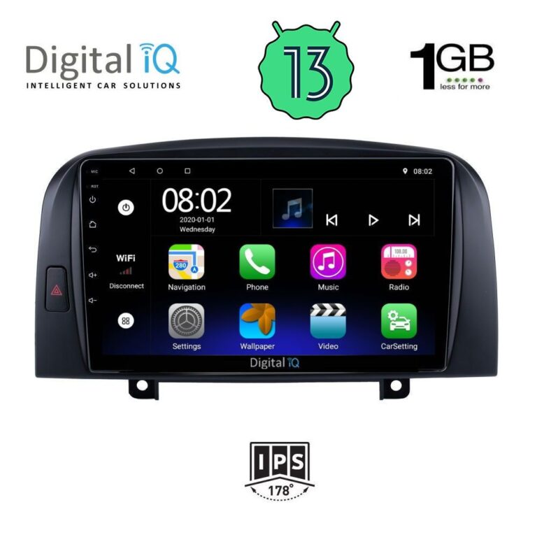 DIGITAL IQ RSA 1248_GPS (9inc) MULTIMEDIA TABLET OEM HYUNDAI  SONATA mod. 2006-2009