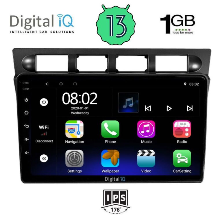 DIGITAL IQ RSA 1306_GPS (9inc) MULTIMEDIA TABLET OEM KIA PICANTO mod. 2004-2008