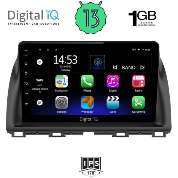 DIGITAL IQ RTA 1380_GPS (10inc) MULTIMEDIA TABLET OEM MAZDA CX5 mod. 2013-2017