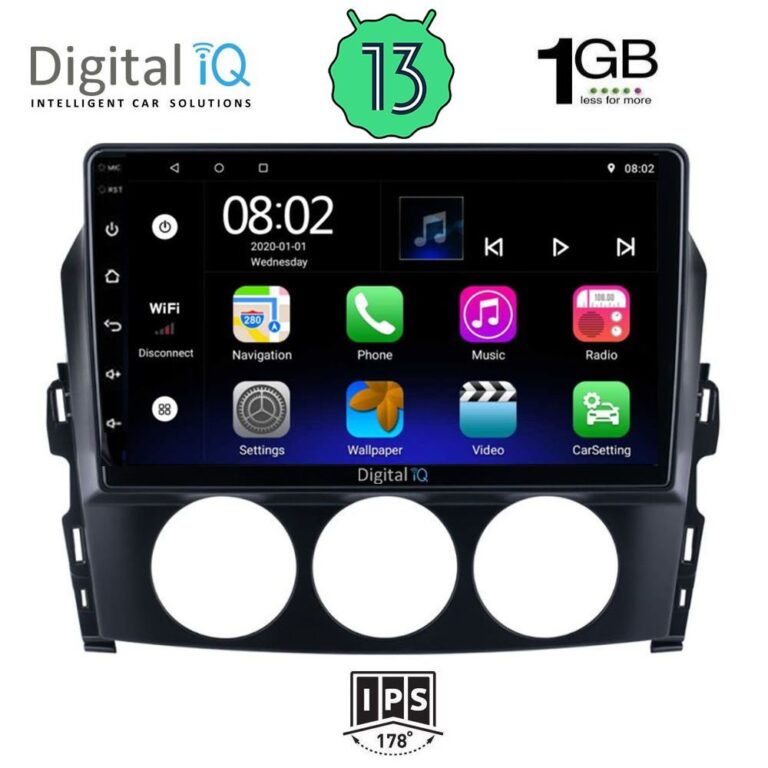 DIGITAL IQ RSA 1392_GPS (9inc) MULTIMEDIA TABLET OEM MAZDA MX5 mod. 2005-2015