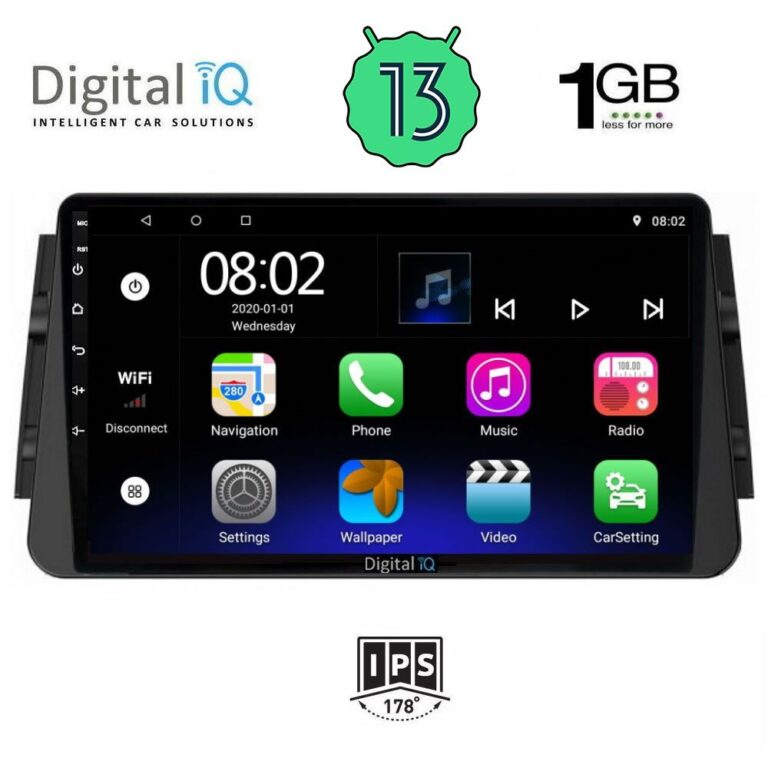 DIGITAL IQ RSA 1460_GPS (9inc) MULTIMEDIA TABLET OEM NISSAN MICRA mod. 2017>