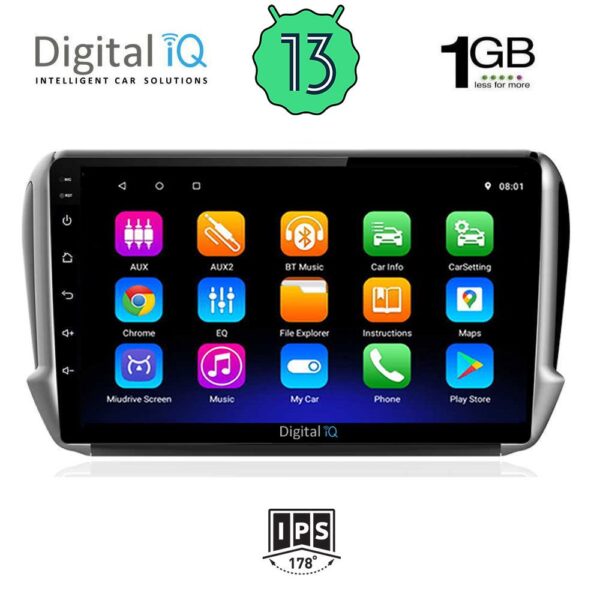 DIGITAL IQ RSA 1508_GPS (10inc) MULTIMEDIA TABLET OEM PEUGEOT 208-2008 mod. 2012-2021 - Image 2