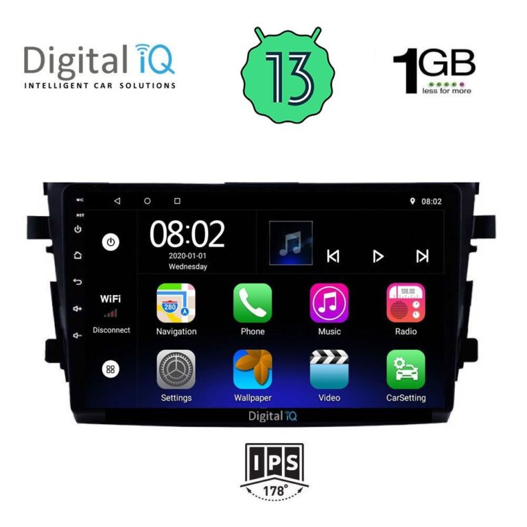 DIGITAL IQ RSA 1674_GPS (9inc) MULTIMEDIA TABLET OEM SUZUKI CELERIO mod. 2015>