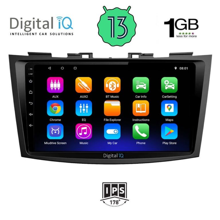 DIGITAL IQ RSA 1685_GPS (9inc) MULTIMEDIA TABLET OEM SUZUKI SWIFT mod. 2011-2016 - Image 2