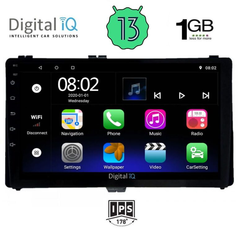 DIGITAL IQ RSA 1703_GPS (9inc) MULTIMEDIA TABLET OEM TOYOTA AURIS mod. 2015> - COROLLA mod. 2017-2019