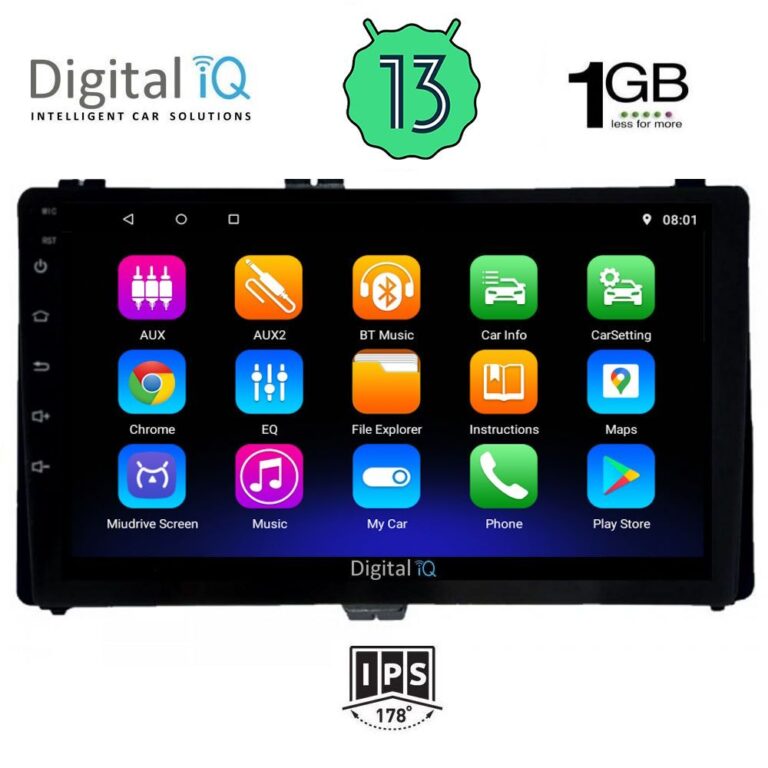 DIGITAL IQ RSA 1703_GPS (9inc) MULTIMEDIA TABLET OEM TOYOTA AURIS mod. 2015> - COROLLA mod. 2017-2019 - Image 2