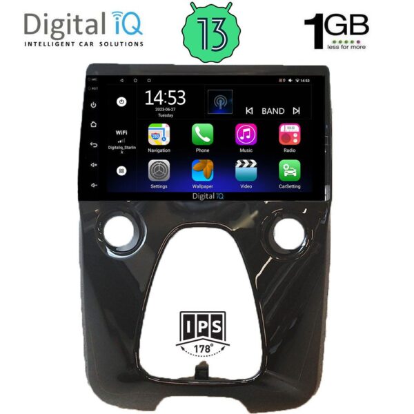 DIGITAL IQ RSA 1708_GPS A/C (10inc) MULTIMEDIA TABLET OEM CITROEN C1-PEUGEOT 108-TOYOTA AYGO mod. 2014> με A/C