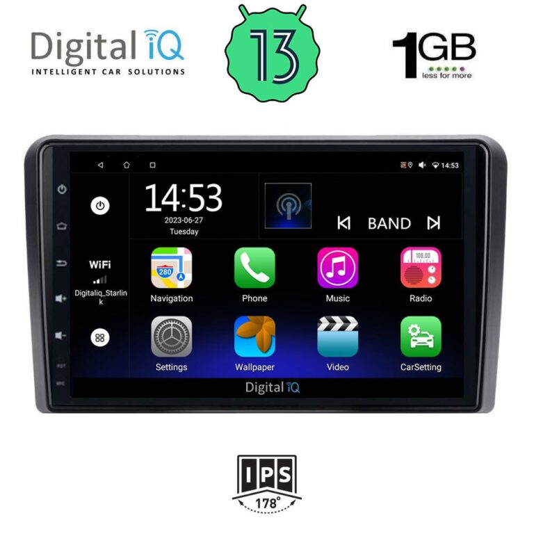 DIGITAL IQ RSA 1740_GPS (10inc) MULTIMEDIA TABLET OEM SEAT - SKODA - VW mod. 2004-2014