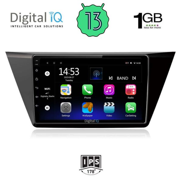 DIGITAL IQ RSA 1769_GPS (10inc) MULTIMEDIA TABLET OEM VW TOURAN mod. 2016>