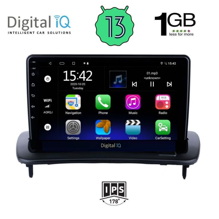 DIGITAL IQ RSA 1783_GPS (9inc) MULTIMEDIA TABLET OEM VOLVO C30 - S40 mod. 2005-2013