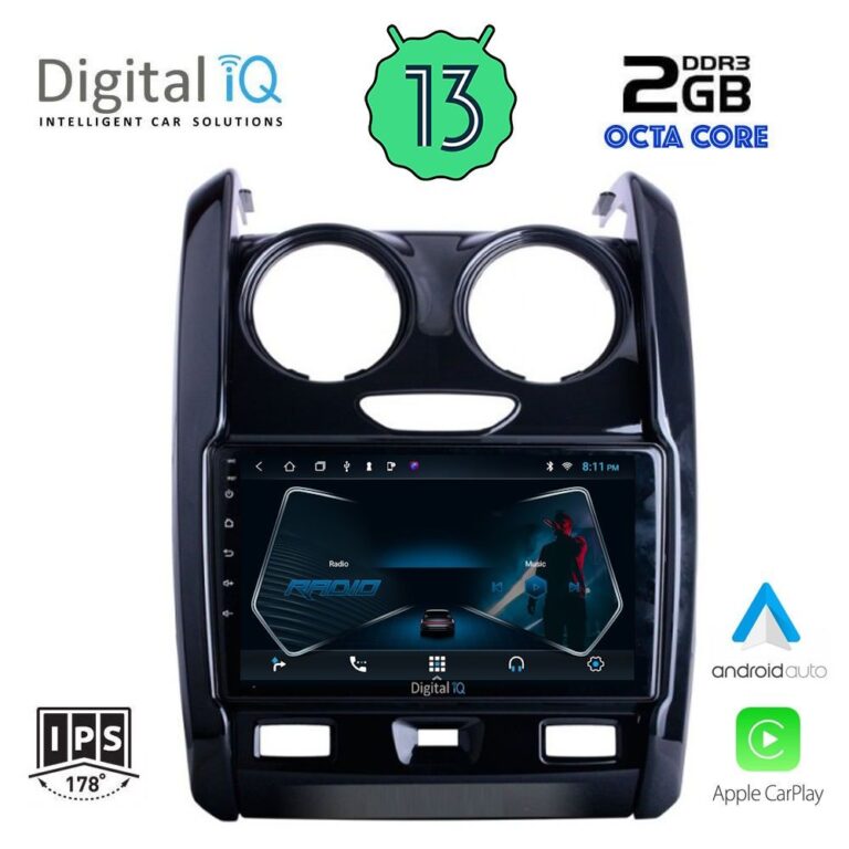 DIGITAL IQ RTC 5103_CPA (9inc) MULTIMEDIA TABLET for DACIA DUSTER mod. 2012-2019