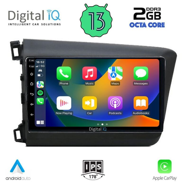 DIGITAL IQ RTC 51904D_CPA (9inc) MULTIMEDIA TABLET for HONDA CIVIC  4Doors mod. 2012-2016 - Image 2