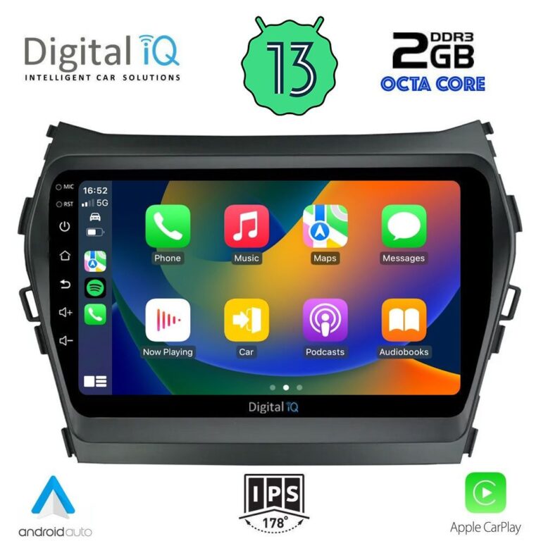 DIGITAL IQ RTC 5238_CPA (9inc) MULTIMEDIA TABLET for HYUNDAI IX45 mod. 2013-2017 - Image 2