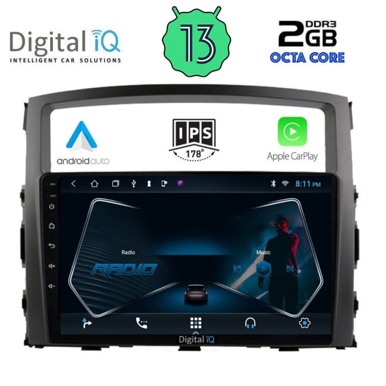 DIGITAL IQ RTC 5446_CPA (9inc) MULTIMEDIA TABLET for MITSUBISHI PAJERO mod. 2006-2013