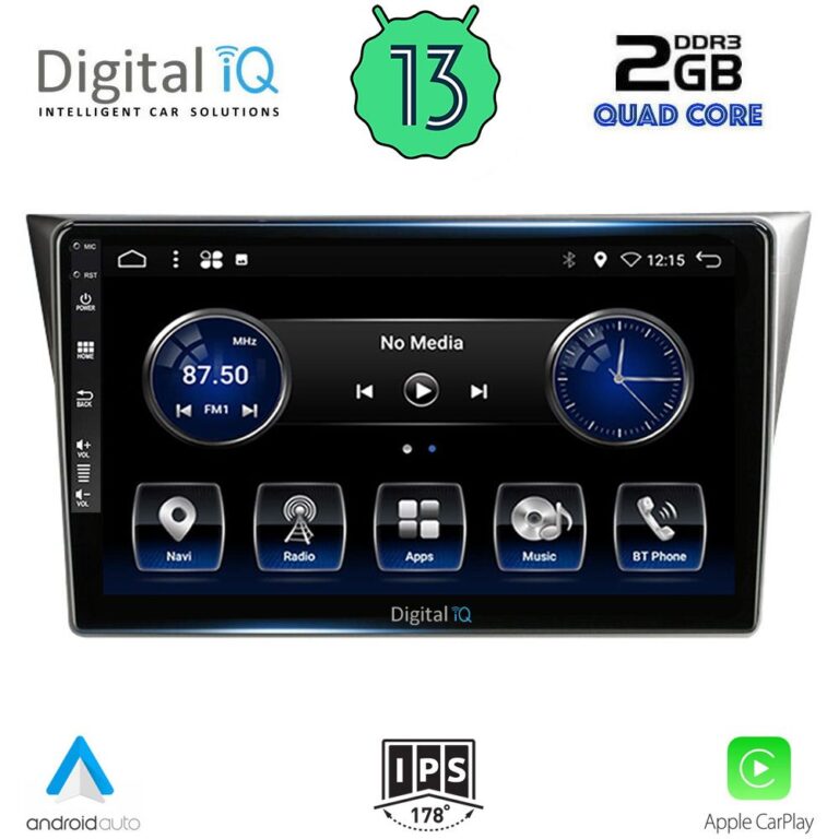 DIGITAL IQ BXH 3659_CPA (9inc) MULTIMEDIA TABLET for SUBARU IMPREZA mod. 2002-2008