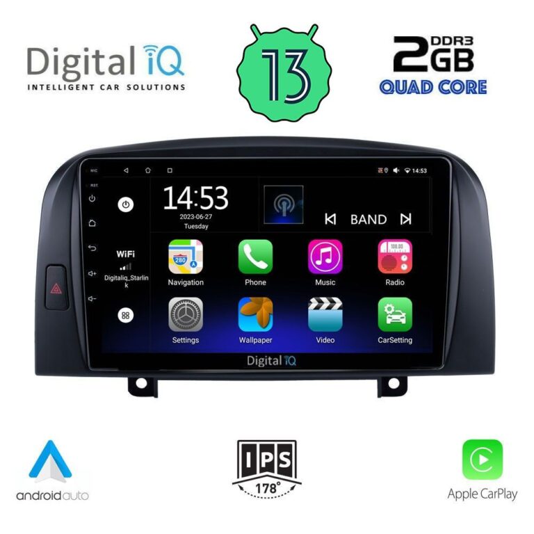 DIGITAL IQ RSB 2248_CPA (9inc) MULTIMEDIA TABLET for HYUNDAI  SONATA mod. 2006-2009