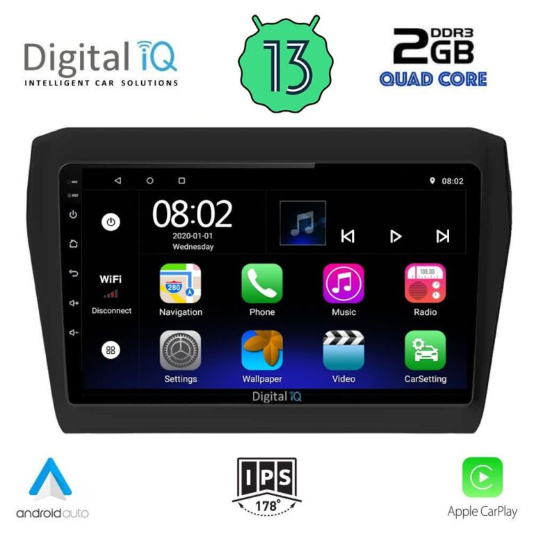 DIGITAL IQ RSB 2686_CPA (9inc) MULTIMEDIA TABLET for SUZUKI SWIFT mod. 2017>