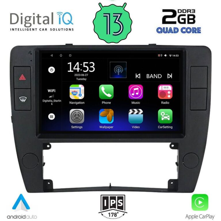 DIGITAL IQ RSB 2749_CPA  (9inc) MULTIMEDIA TABLET for VW PASSAT mod. 2000-2005