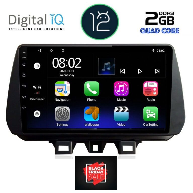 DIGITAL IQ RTB 1244_GPS (9inc) MULTIMEDIA TABLET OEM HYUNDAI TUSCON mod. 2019>