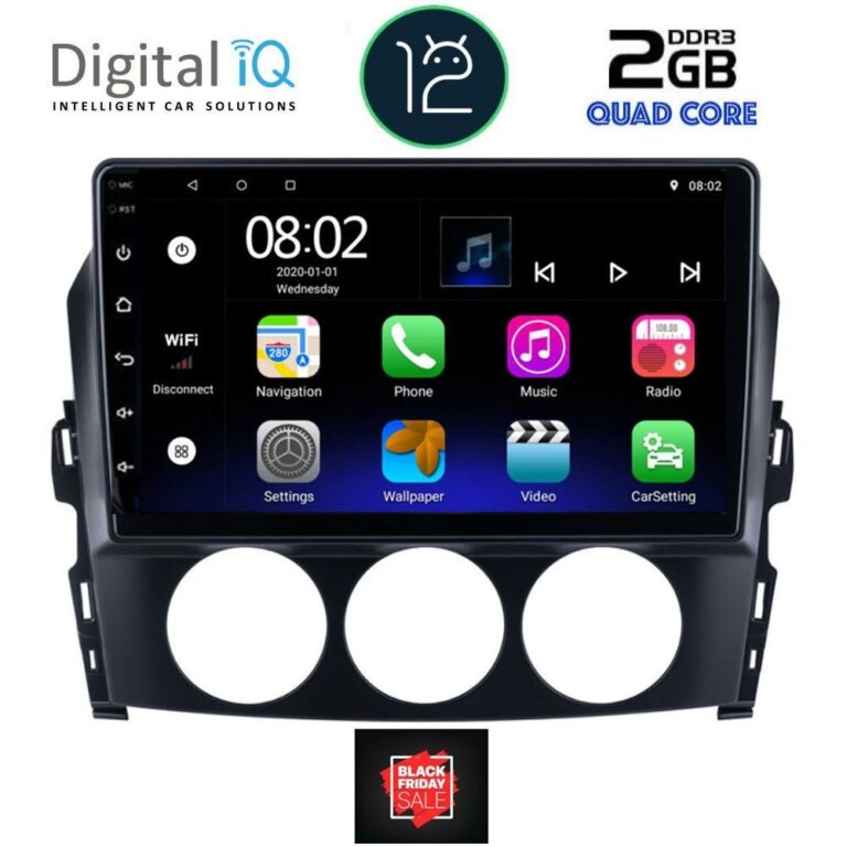 DIGITAL IQ RTB 1392_GPS (9inc) MULTIMEDIA TABLET OEM MAZDA MX5 mod. 2005-2015