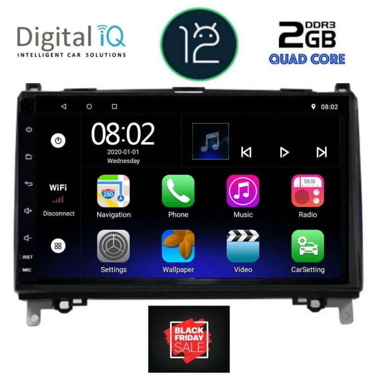 DIGITAL IQ RTB 1400_GPS (9inc) MULTIMEDIA TABLET OEM MERCEDES A – B -SPRINTER – VITO mod. 2004>