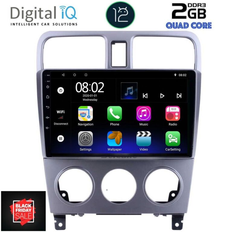 DIGITAL IQ RTB 1661_GPS (9inc) MULTIMEDIA TABLET OEM SUBARU FORESTER  mod. 2002-2008