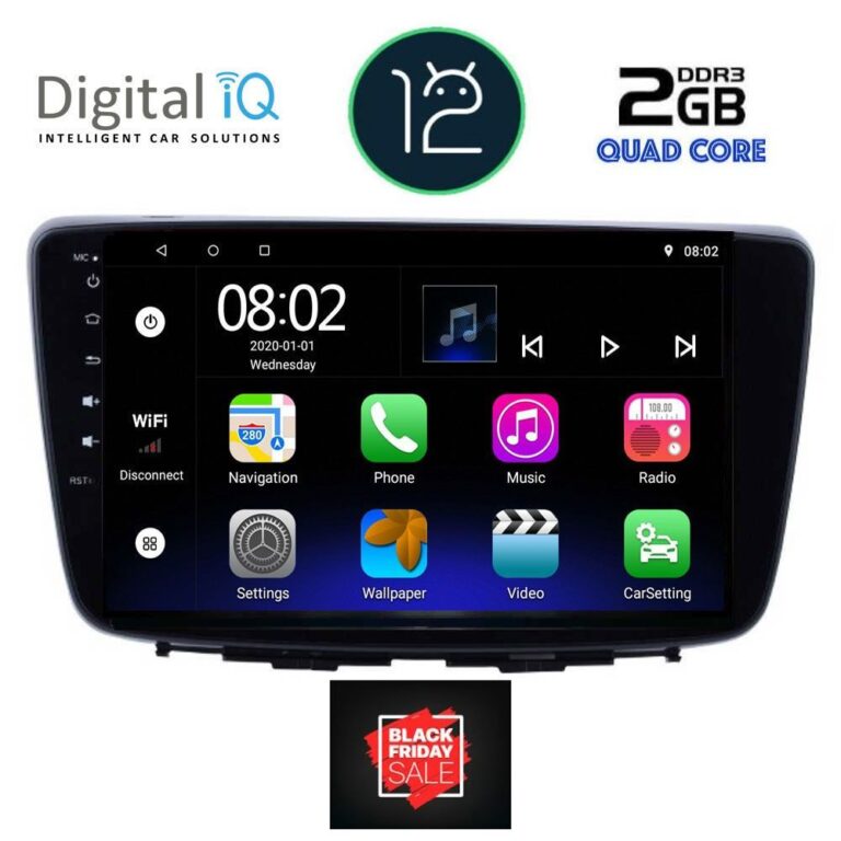 DIGITAL IQ RTB 1672_GPS (9inc) MULTIMEDIA TABLET OEM SUZUKI BALENO mod. 2016>