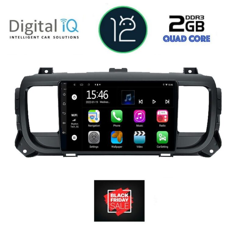 DIGITAL IQ RTB 1729_GPS (9inc) MULTIMEDIA TABLET OEM CITROEN JUMPY-SPACETOURER – PEUGEOT EXPERT-TRAVELLER - TOYOTA PROACE mod.2016>