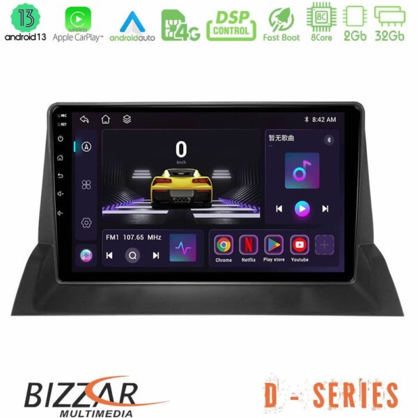 Bizzar D Series Mazda 6 2002-2006 8core Android13 2+32GB Navigation Multimedia Tablet 9"