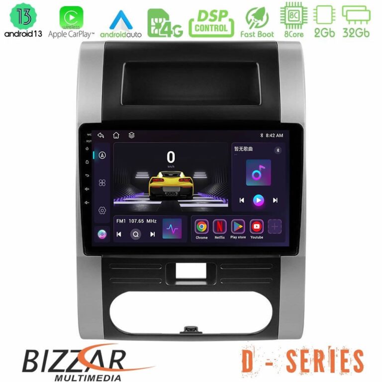 Bizzar D Series Nissan X-Trail T31 8core Android13 2+32GB Navigation Multimedia Tablet 10"