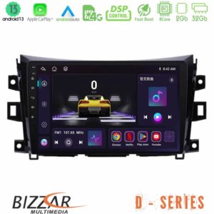 Bizzar D Series Nissan Navara NP300 8core Android13 2+32GB Navigation Multimedia Tablet 9"