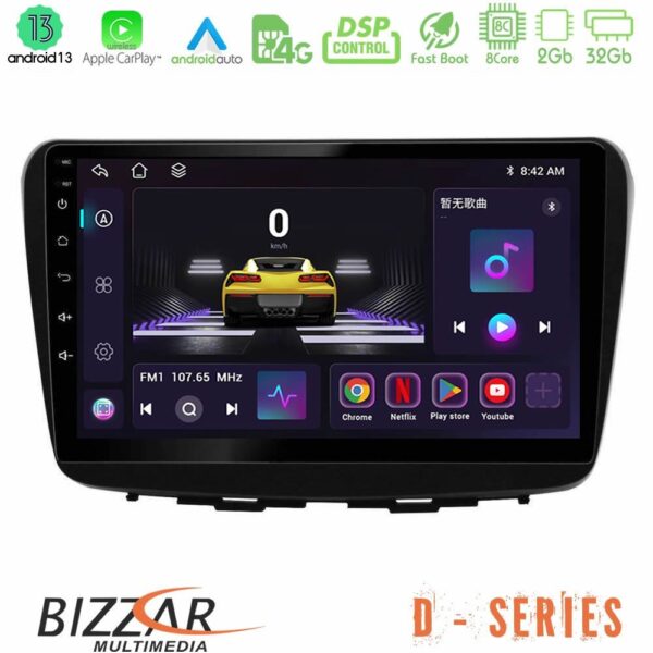 Bizzar D Series Suzuki Baleno 2016-2021 8core Android13 2+32GB Navigation Multimedia Tablet 9"