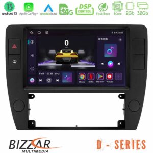 Bizzar D Series VW Passat B5 2001-2005 8core Android13 2+32GB Navigation Multimedia Tablet 9"