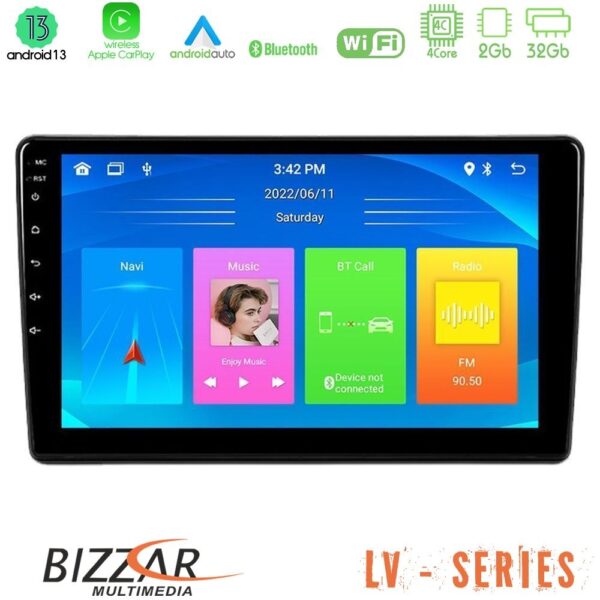 Bizzar LV Series Peugeot Partner / Citroën Berlingo 2008-2018 4Core Android 13 2+32GB Navigation Multimedia Tablet 9"